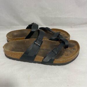 BIRKENSTOCK | Black Mayari Strappy Sandals Size 38 SEE PHOTOS